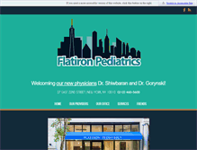 Tablet Screenshot of flatironpediatrics.com